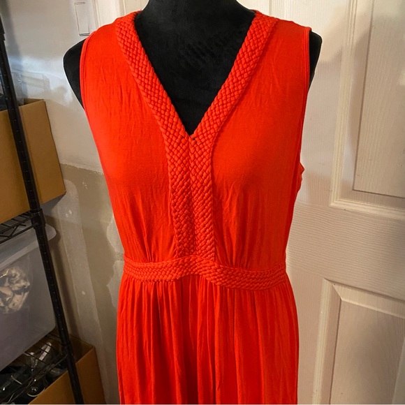 Spense Maxi Dress Sleeveless Red Spandex Floor Length XL Dress summer ca… - Picture 5 of 9